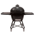 Primo Oval Large 300 Ceramic Kamado Grill with Cradle & Side Shelves
