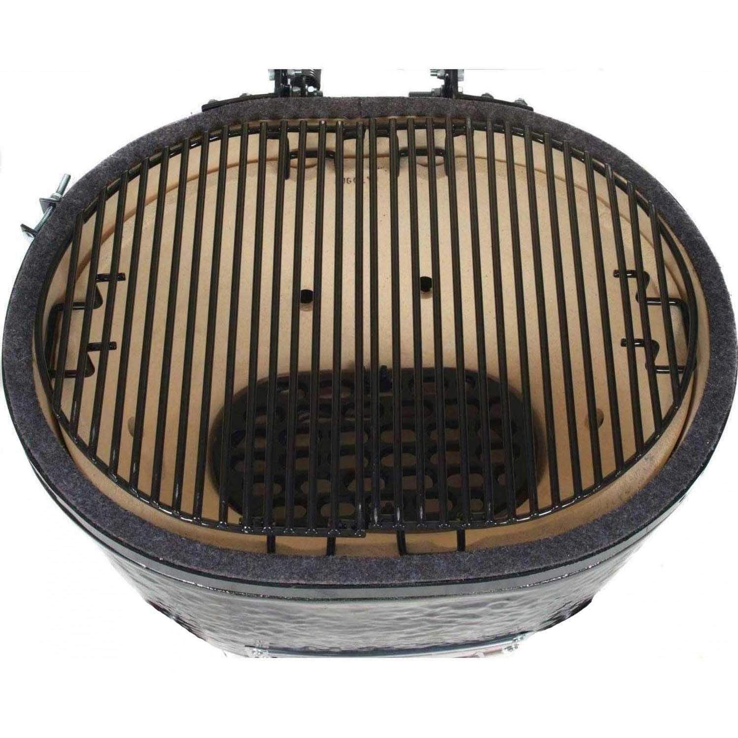 Primo Oval XL 400 Ceramic Kamado Grill on Cart